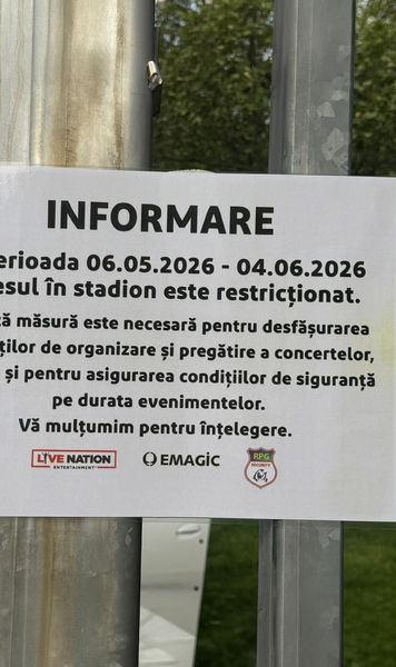 Accesul spre Arena Națională, blocat!     FOTO.  Au început   pregătirile pentru concertele  găzduite de cel mai mare stadion al țării