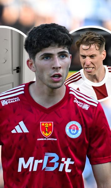 „Am venit să joc fotbal, nu să mă bat”    Ștefan Bană  a explicat ruptura de Oțelul Galați: „Zivulic a început să țipe și să spargă ușa”