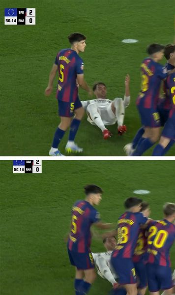 La un pas de bătaie pe Camp Nou!    FOTO.  Furie la Barcelona - Real Madrid: jucătorii   s-au încăierat  pe gazon » De la ce a pornit totul