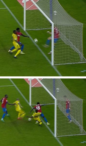 FCSB, la un pas de un gol jenant    VIDEO.   Popa a fost făcut KO de un coleg, Mihai Popescu a dat pe lângă minge + două transversale!   Apoi a intervenit VAR
