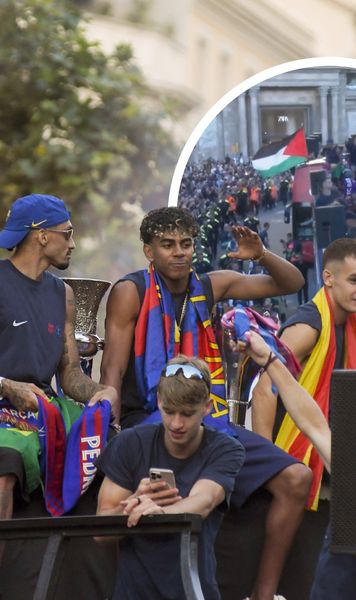 Yamal, pro-Palestina    VIDEO:  Starul de la Barcelona,   gest de impact  la sărbătorirea titlului + „Săgeți” către Real Madrid și Bellingham