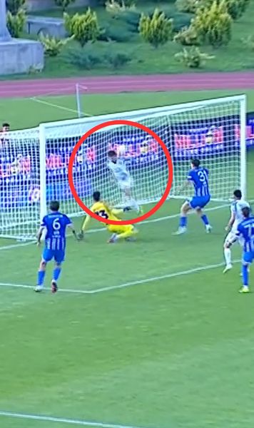 Gol „fantomă” la Târgoviște    FOTO.   Alibec a marcat pentru Farul în meciul cu Chindia, însă reluările   n-au putut confirma  reușita validată de tușier!