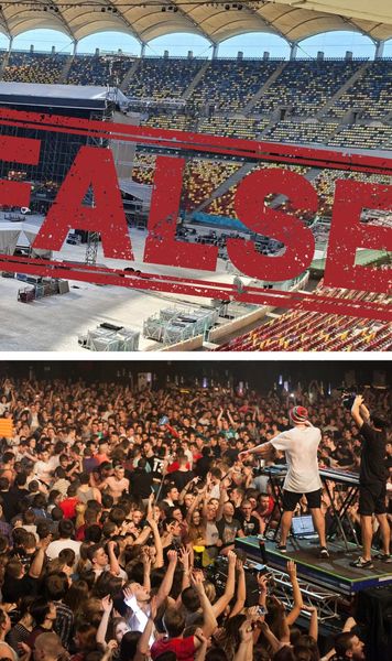 Fals! Arena Națională n-a fost distrusă    FOTO+VIDEO.  Mesajul ferm al Jandarmeriei și al PMB privind   imaginile false apărute după concertul lui Max Korzh