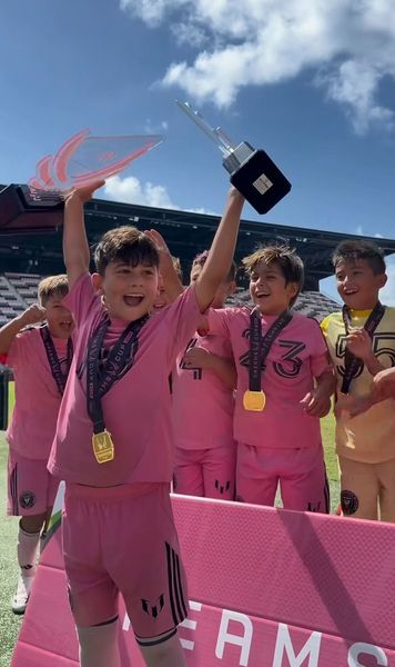 Ciro Messi, așa tată, așa fiu    VIDEO:  Mezinul campionului mondial,   gol spectaculos, cu dreptul, din lovitură liberă  și celebrare de superstar