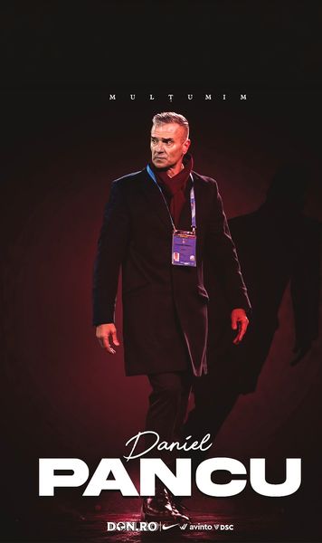 Daniel Pancu, out în mod oficial  CFR Cluj a anunțat   despărțirea  de tehnicianul care i-a adus calificarea în cupele europene