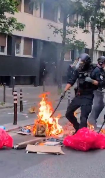 Haos la Paris, în timpul finalei Champions League    FOTO:  Forțele de ordine, nevoite să intervină!    Arestări după actele de vandalism   din timpul meciului PSG - Arsenal