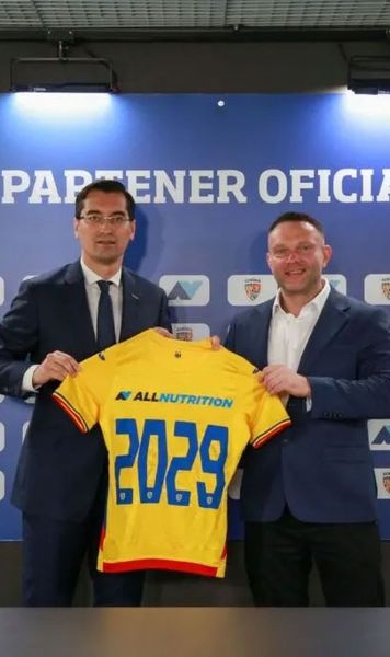 Echipa Națională   de Fotbal a României are un nou partener oficial:   ALLNUTRITION  se alătură “tricolorilor” până în 2029