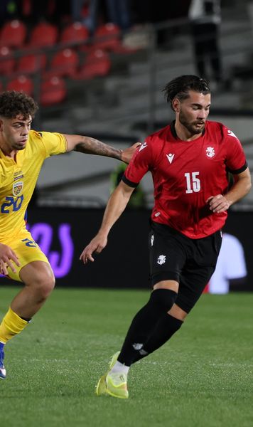 Georgia - România 1-1     Gheorghe Hagi  a revenit cu un egal pe banca naționalei