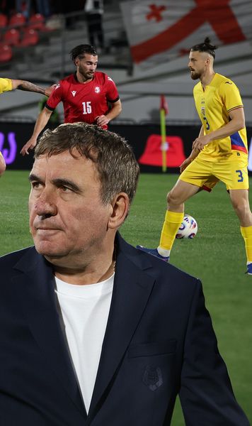 Hagi schimbă. Jocul nu iese!    Multe minusuri ale „tricolorilor”  la testul cu Georgia, debutul lui Hagi ca selecționer