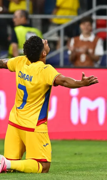 I-a ieșit pariul lui Hagi     FOTO.   Florinel Coman   a marcat  la doar câteva minute după ce a intrat pe teren cu Țara Galilor