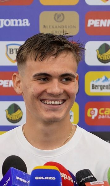 „Nu știu dacă sunt un pariu”    VIDEO.  David Matei, în culmea fericirii după ce   a fost decisiv cu Țara Galilor:  „Hagi nu poate să mă ridice în slăvi”