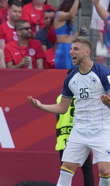 Lukic, ce debut la Mondial!  Atacantul lui U Cluj, golgheterul Ligii 1,   a înscris primul gol pentru Bosnia  la primul joc oficial. 1-0 cu Canada!