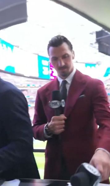 Zlatan i-a smuls microfonul  Când a auzit ce a zis colegul de platou,   Ibrahimovic l-a întrerupt și l-a împins!  Ce a urmat