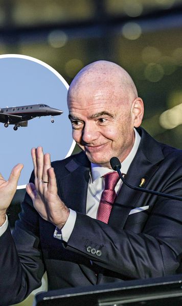 Infantino, minimum două meciuri pe zi  Președintele FIFA s-a mutat într-un   avion privat  la Mondialul descris drept „cel mai poluant eveniment organizat vreodată”