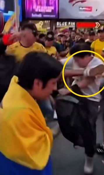 Scandal la CM 2026    VIDEO.   Fanii Ecuadorului   s-au luat la bătaie  în Times Square, înaintea partidei decisive cu Germania