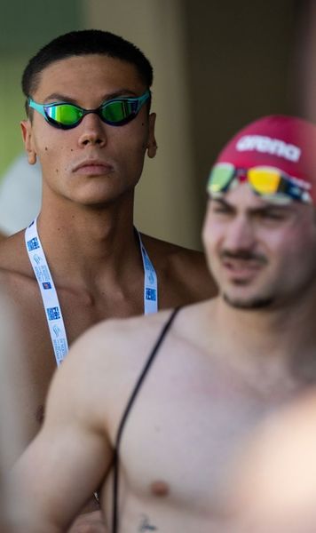 Popovici, prima medalie la Settecolli     FOTO.  David a cucerit   argintul  la 50 m liber! Cel mai bun timp al său. Credea că nu va prinde finala