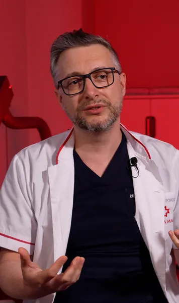  Hernia, rezolvată prin chirurgie robotică  Sfaturi  de la dr. Bogdan Popescu, medic Chirurgie Generală la Spitalul Euroclinic - Regina Maria