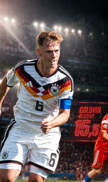 Kimmich șochează Mondialul  Căpitanul Germaniei a atins cu Paraguay ceva neobișnuit din punct de vedere fizic și s-a apropiat de   recordul rusului Golovin