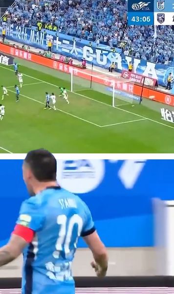 Stanciu, pe val în China     FOTO:  Căpitanul naționalei a marcat din nou pentru Dalian Yingbo, chiar împotriva   fostei sale echipe