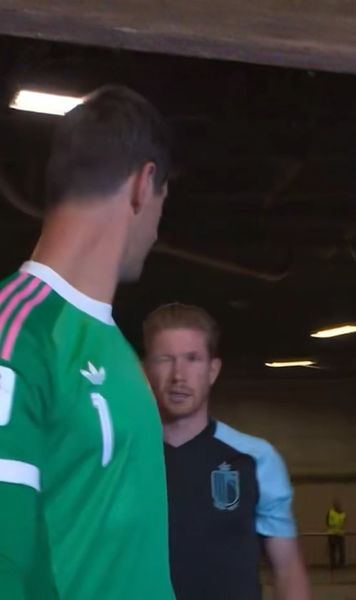 Împăcare istorică la naționala Belgiei     FOTO:     Thibaut Courtois și Kevin De Bruyne  au trecut peste episodul tensionat din urmă cu 14 ani