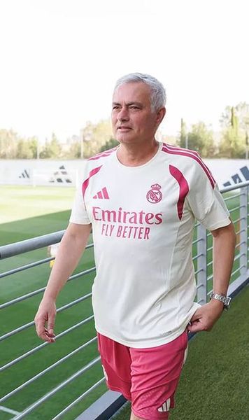 Mou a surprins la prima apariție    FOTO:  Alegerea antrenorului de la Real Madrid și metafora din spatele ceasului de 20.000 de euro:   „Zdrobește orice nu e construit să reziste”