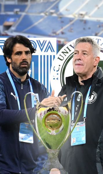 U Craiova - U Cluj     Supercupa României,  LIVE de la 20:30 » Primul meci cu trofeul pe masă din noul sezon: se joacă în alb-negru + echipele de start