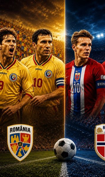  Rom&acirc;nia 1994 sau Norvegia 2026?Nordicii au terminat pe 5, poziția noastră. Unde apar &icirc;nsă diferențele: Hagi&amp;Răducioiu vs Odegaard&amp;Haaland