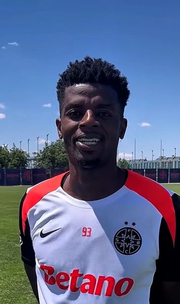 „Profesionist, atletic și inteligent”    Gnahore  s-a prezentat fanilor FCSB » Ce fost dinamovist l-a convins să semneze