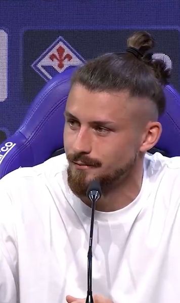 Obiectivul lui Drăgușin    VIDEO.  Românul, prima conferință de presă la   Fiorentina.  De ce a ales să revină în Italia 