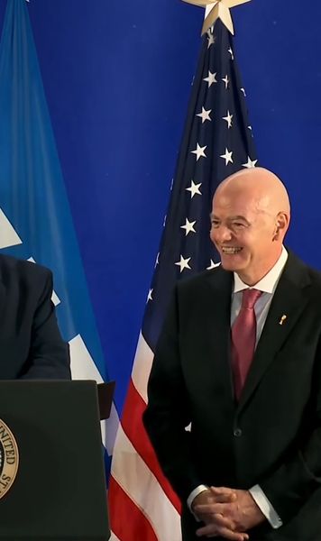 Trump îi dă lecții lui Tuchel     VIDEO.  Cea mai mare   greșeală făcută de Anglia:  „Ce știu eu despre fotbal?”. Infantino a început să râdă zgomotos