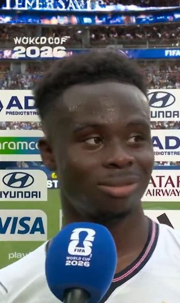 Saka a părăsit interviul    VIDEO.  Eroul Angliei din finala mică a CM 2026,   lăsat fără replică  după meciul cu Franța
