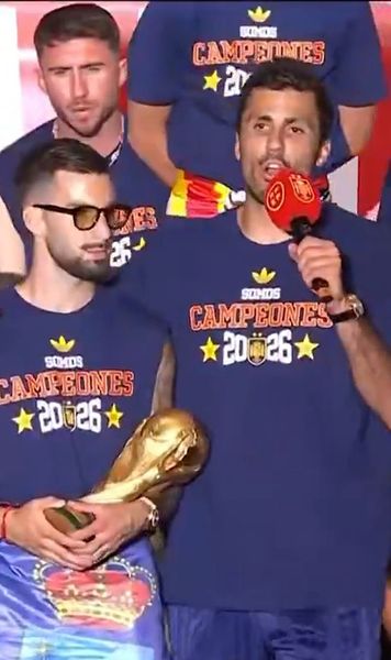 Rodri a oprit petrecerea pentru Maria    Cel mai emoționant moment al sărbătorii Spaniei,  dedicat «prințesei luptătoare»