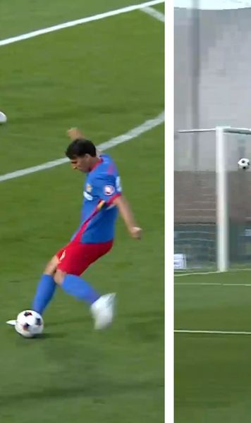 Continuă execuțiile de generic     FOTO:  Risto Radunovic a reușit un adevărat   GOLAZO   în meciul   Csikszereda - FCSB