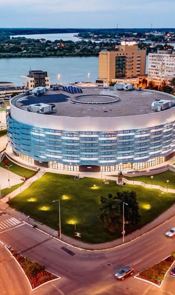 Noua Sală Polivalentă din România e gata!    FOTO+VIDEO:  Arena de   25 de milioane de euro  va fi inaugurată cu un campionat european