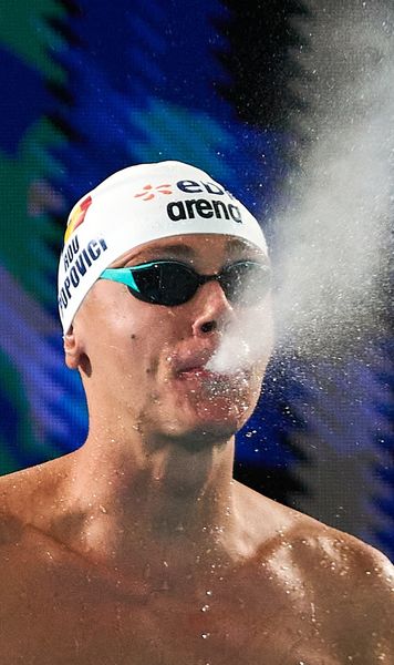 „Bă, ce ordine e asta?”  David Popovici,  moment amuzant  înainte de semifinala de la 200m liber + Mesaj după cursă: „Nu știu să înot lent”