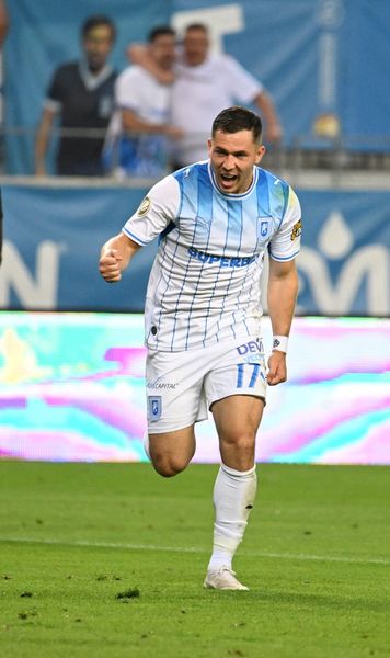 Carlos Mora, ce gol   FOTO.   Racheta de la U Craiova!  A înscris cu un șut senzațional în meciul decisiv din Europa League