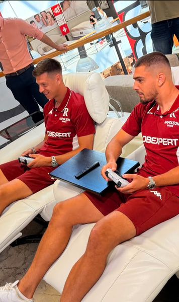 Duel Rapid - Dinamo la FIFA   VIDEO + FOTO  : Ciobotariu și Bubanja, supervizați de Pancu:  „Ce bine schimbați direcțiile aici, ia uite cum vin ocaziile”  😀