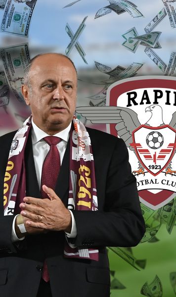 Încă 5 milioane de euro de la Șucu!   Rapid a anunțat majorarea capitalului social.  Ce înseamnă, cum a evoluat investiția și diferența față de Becali&FCSB