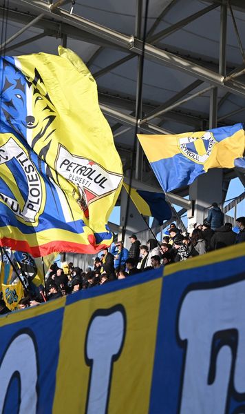 Rasism înainte de „Primvs Derby”    FOTO:  Mesajul afișat de  fanii Petrolului,    înaintea duelului cu Rapid din Liga 1