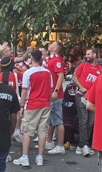 Fără români! Dar cu nemți!  Fanii lui Hapoel Beer-Sheva  au strecurat în Giulești ultrași germani  ai lui Mainz, deși doar israelienilor le era permis