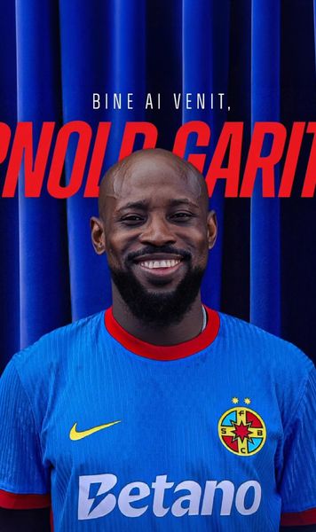 Garita, prezentat la FCSB  Atacantul camerunez a revenit, oficial, în  fotbalul românesc