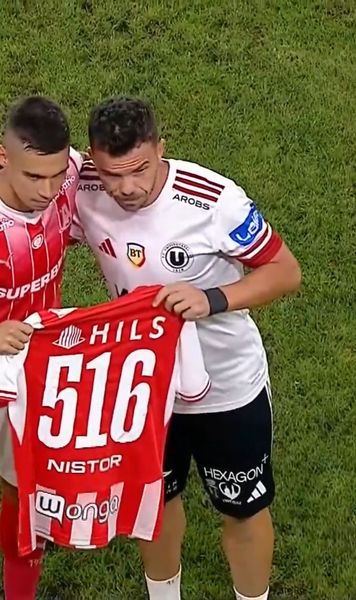 Moment special cu Nistor    FOTO.   Gestul făcut de Dinamo  pentru fostul căpitan înainte de meciul cu U Cluj