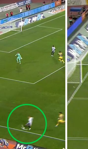GOLAZO  Lukic   FOTO:   Gol de senzație dintr-o  poziție aproape imposibilă!  Gafă imensă făcută de portarul dat de FCSB