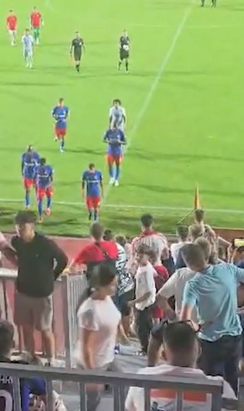 „Baciule, lasă-ne!”   VIDEO.  Scandal la FCSB! Suporterii n-au avut milă de roș-albaștri:  „Jucați, bă, fotbal!”