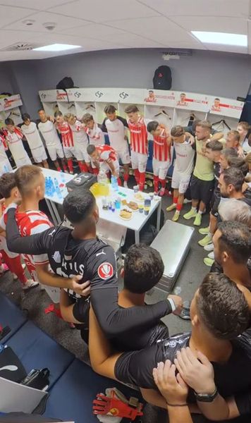 Imagini din vestiarul lui Dinamo   VIDEO  Ce le-au spus Cîrjan și Campos jucătorilor, la derby-ul cu FCSB:  „Vor fi fericiți 6 luni”