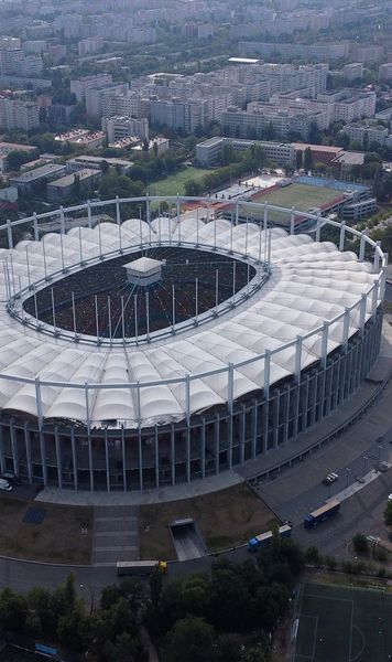 Forfotă la Arena Națională   FOTO.  Ce se întâmplă cu două zile înainte de  revenirea fotbalului  pe cel mai mare stadion din țară