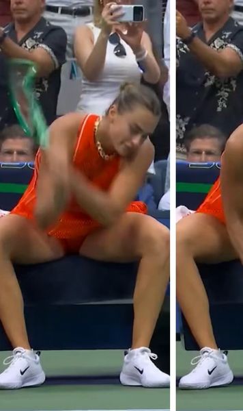 Sabalenka a cedat nervos!   VIDEO.  Gest periculos și răbufnire după înfrângerea din finala US Open:  „Du-te dracului!”.  A explicat tot