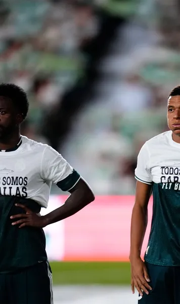 Mbappe și Vinicius, gest controversat   FOTO:  Starurile de la  Real Madrid  au ascuns mesajul de susținere pentru Ceuta