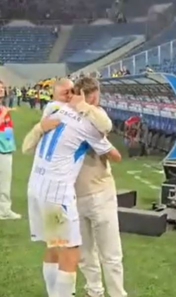 Rotaru, în culmea fericirii!   FOTO.  Ce a făcut patronul  Universității Craiova  imediat după 5-0 cu FCSB