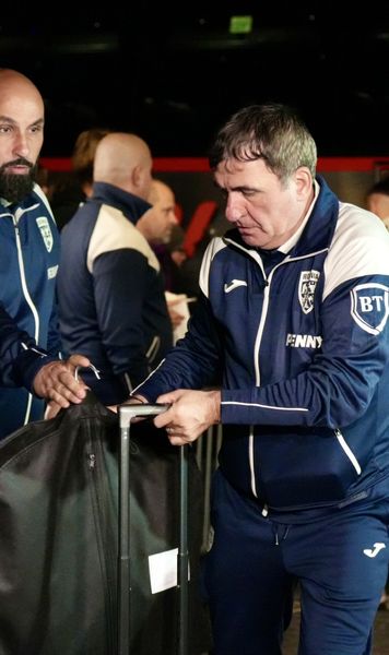 „Pentru mine, după Dumnezeu vine Hagi”   VIDEO+FOTO.   „Regele”, întâmpinat ca un idol  la Stockholm și de români, dar și de suedezi